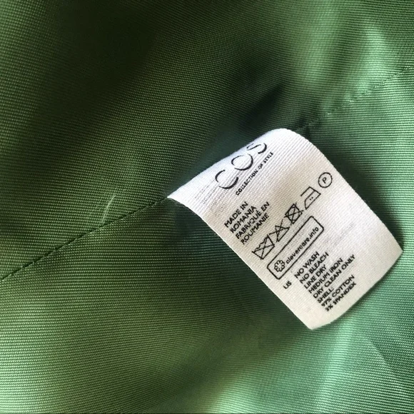 COS NWT Green Cropped Blazer | 6 - Picture 8 of 10